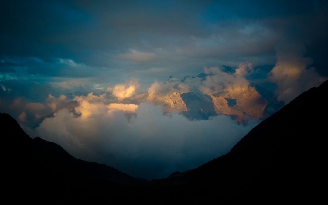 Ombre al tramonto