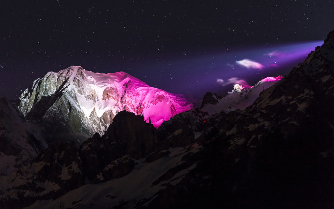 Soirée di gala per il Monte Bianco